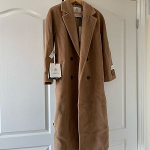 Babaton Slouch Coat in Camel Hair
